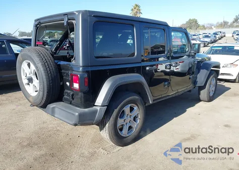 2022 Jeep Wrangler Unlimited Sport from USA, damaged, VIN 1C4HJXDN8NW263081